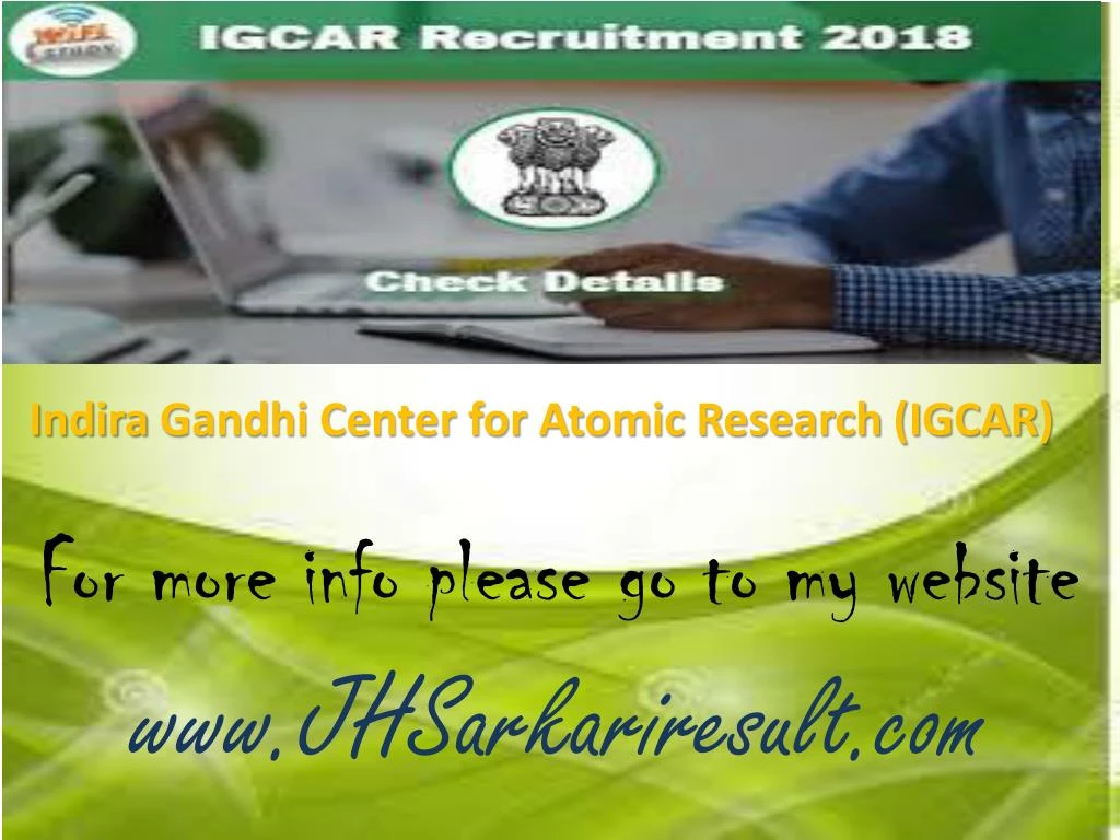 indira gandhi center for atomic research igcar