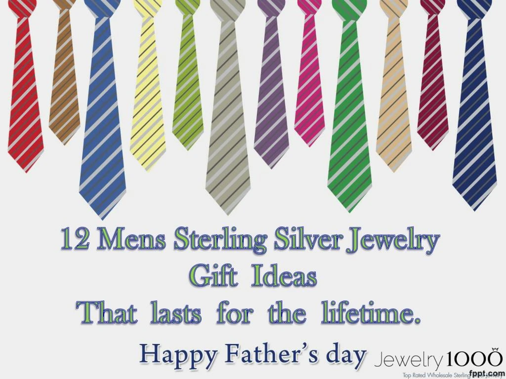12 mens sterling silver jewelry gift ideas that