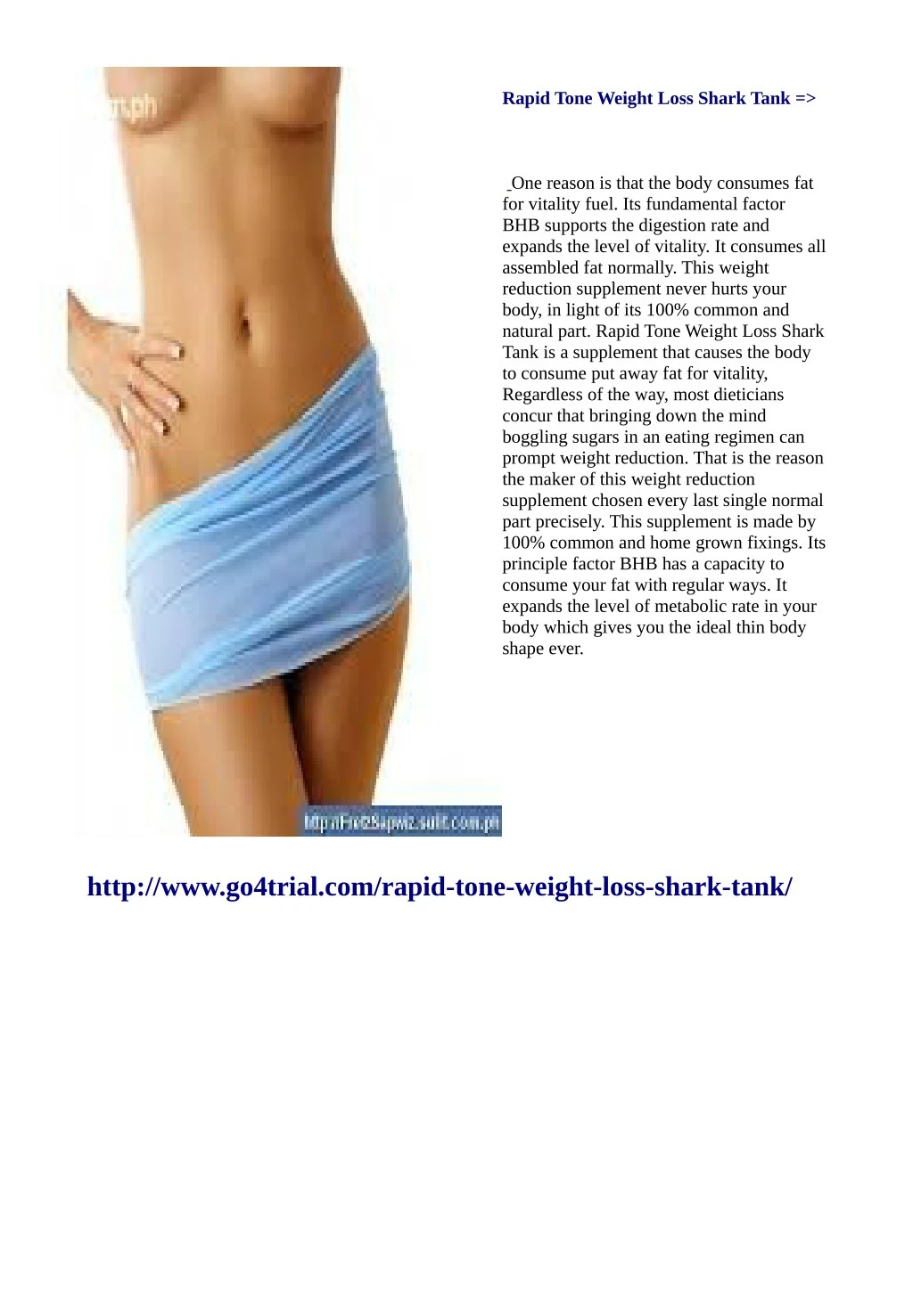 rapid tone weight loss shark tank