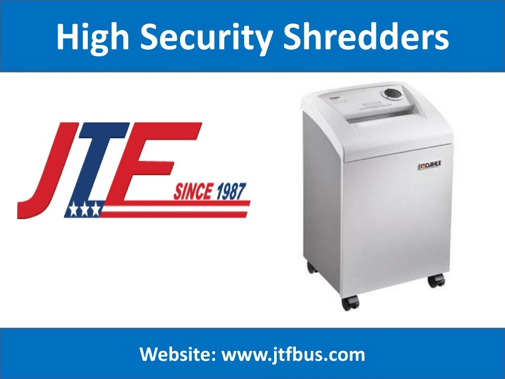 high security shredders