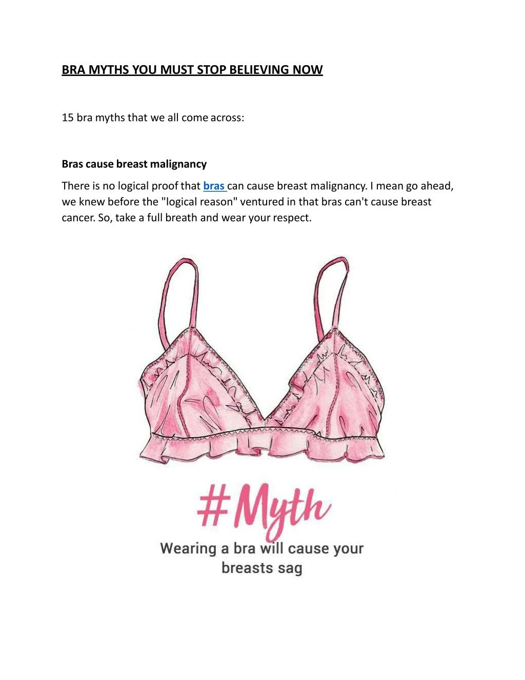bra myths you must stop believing