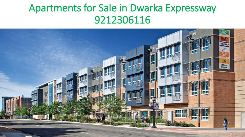 apartments for sale in dwarka expressway 9212306116