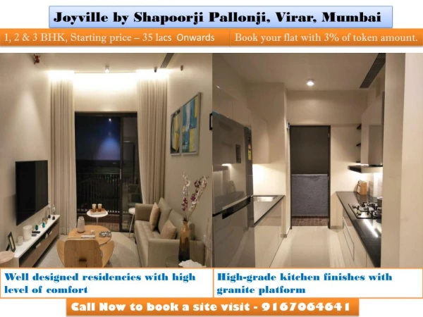 Big Location ! Excellent Design ! Best Aminities With Joyville, Virar | Book Now