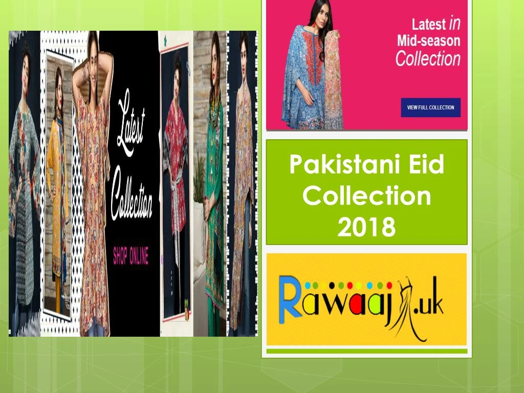 p akistani eid collection 2018