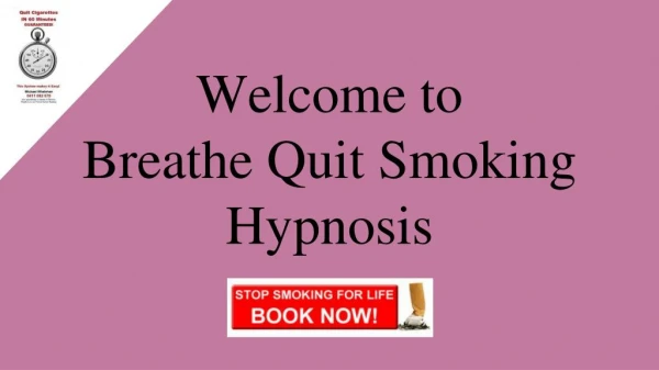 Stop Smoking Hypnosis | Breathe Hypnotherapy