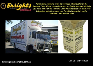 House Removals Sunshine Coast - slide 1