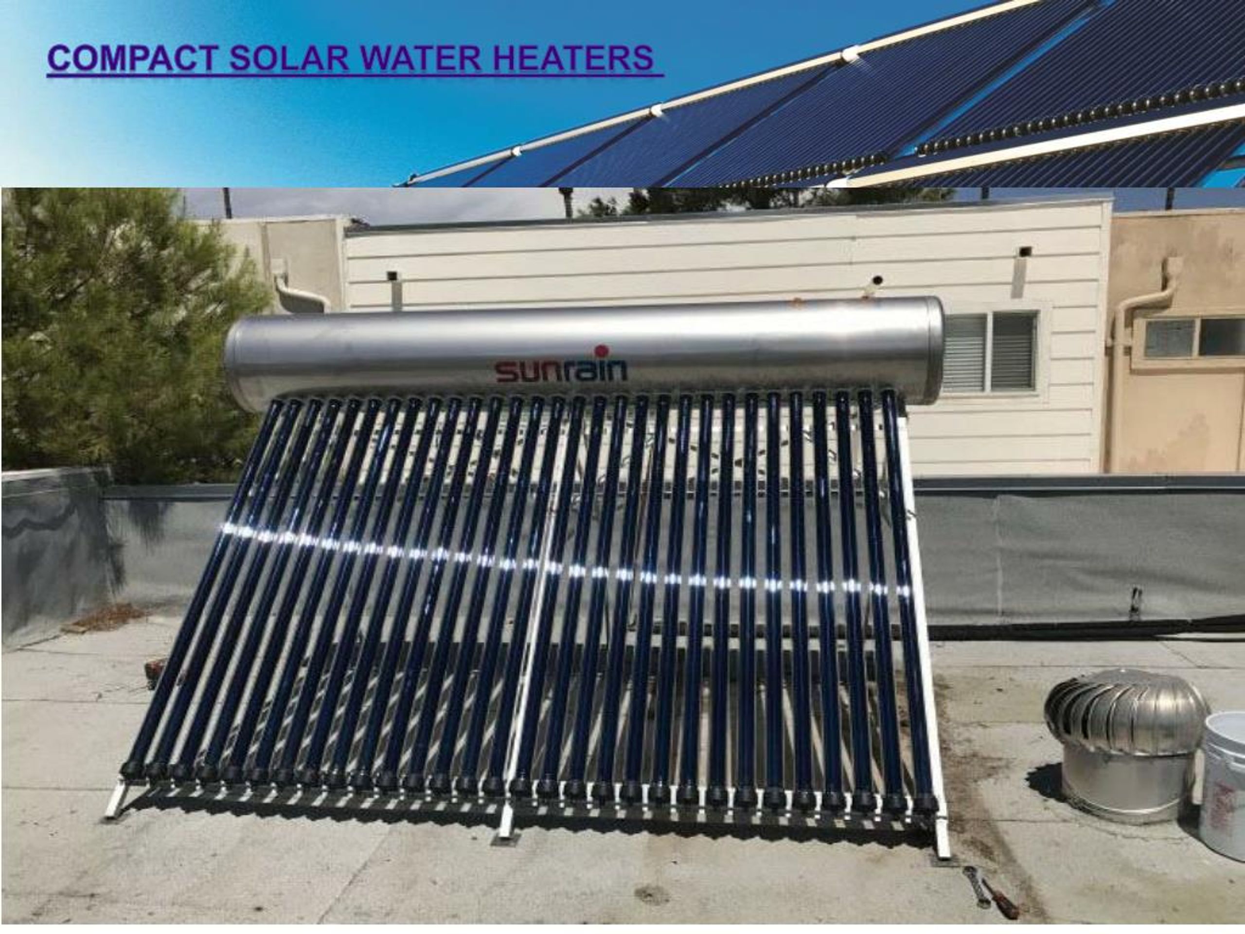 PPT - Compact Solar Water Heaters PowerPoint Presentation, free ...