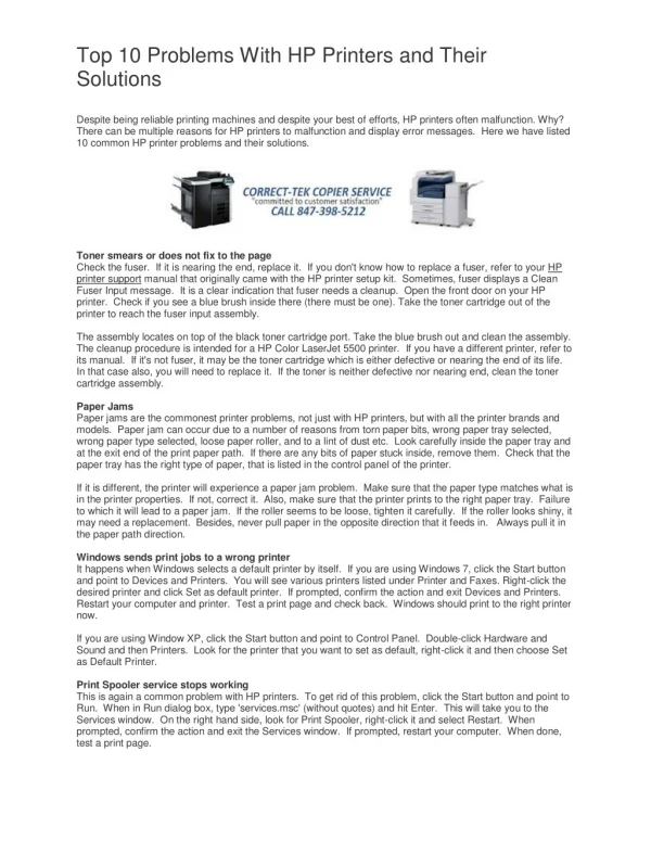 Copier Printers - 3 Tips To Have High Quality Documents