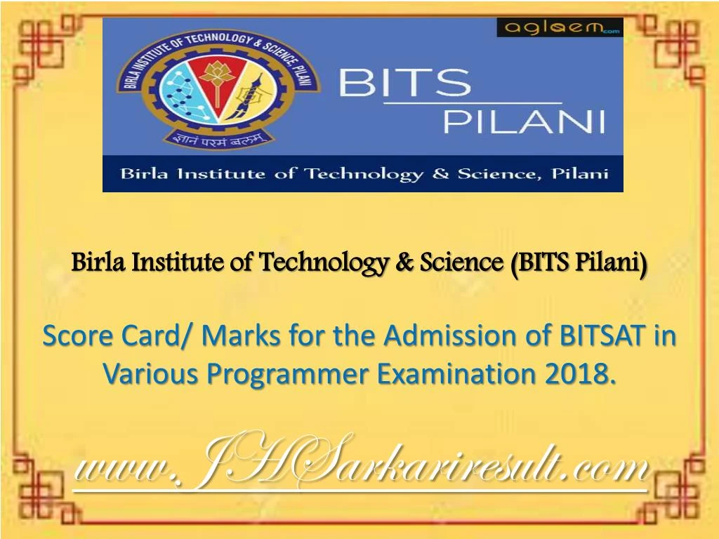 birla institute of technology science bits pilani