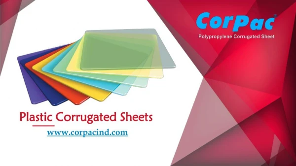 Corrugated Plastic Sheets & Box Manufacturer & Exporter