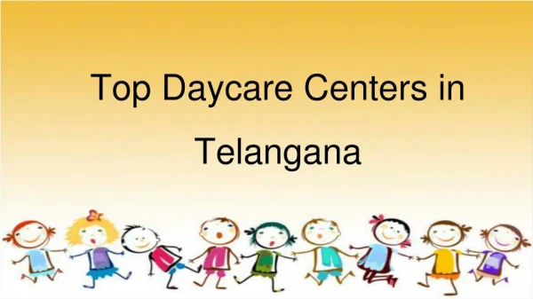 Good Daycare Centers in India 2018