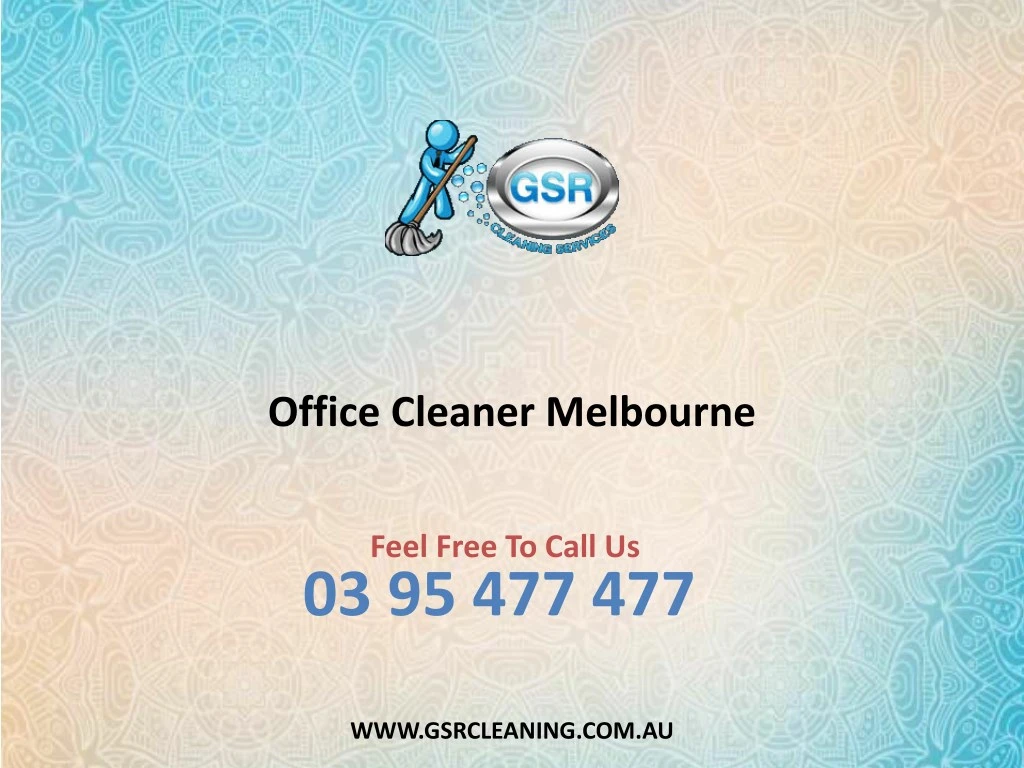office cleaner melbourne