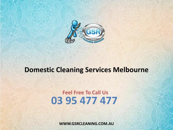 Domestic Cleaning Services Melbourne