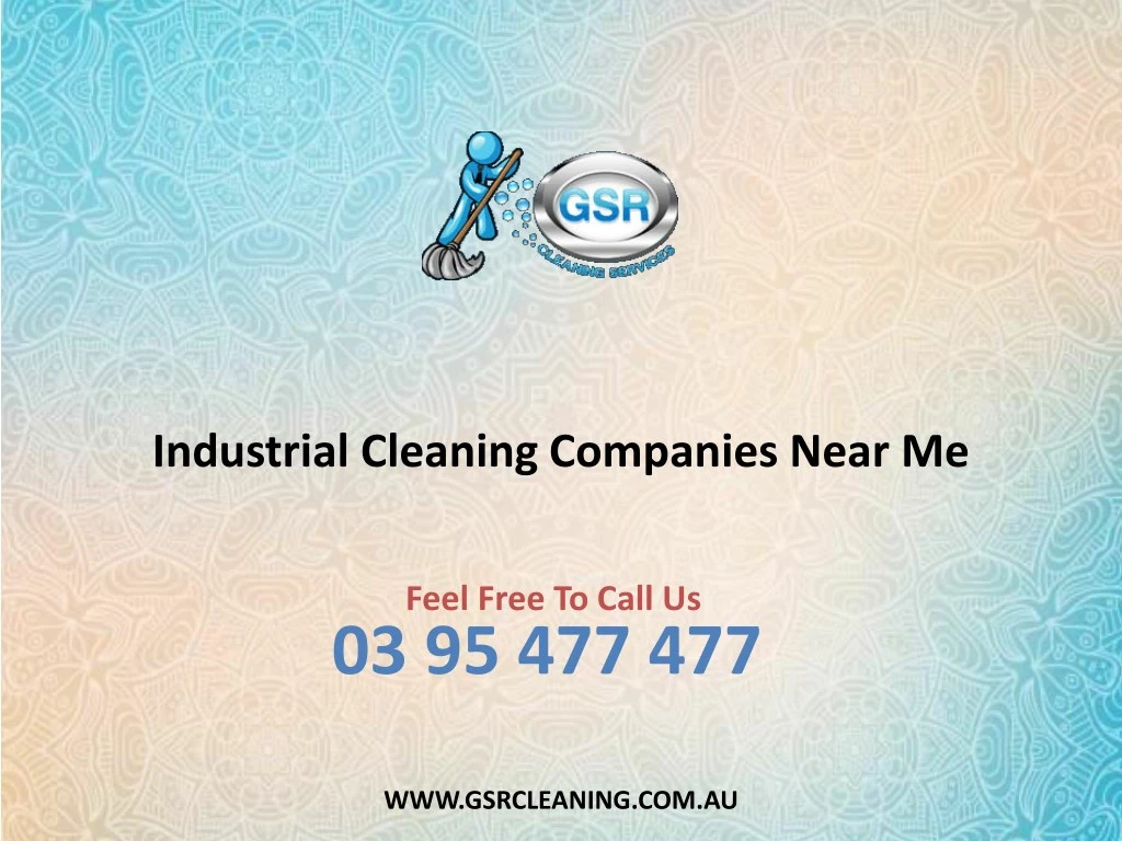 industrial cleaning companies near me