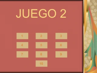 JUEGO 2 - slide 1