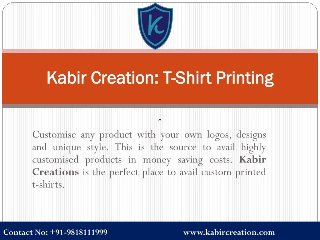 kabir creation t shirt printing