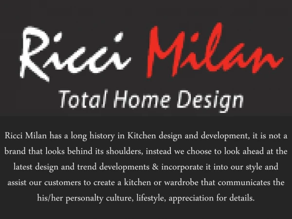 Riccimilan Total Home Design