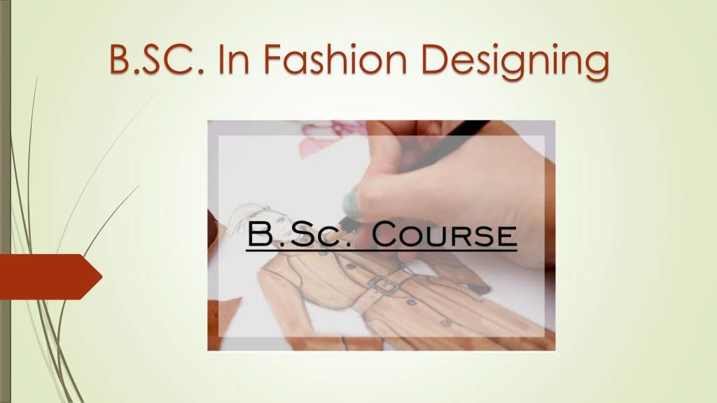 b sc in fashion designing