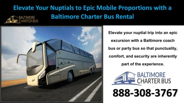 Baltimore charter bus rental