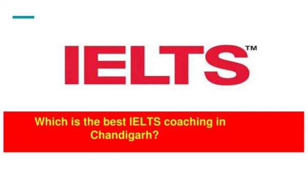 IELTS Coaching In Chandigarh