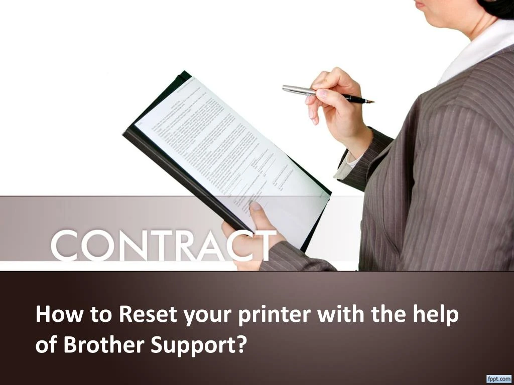 how to reset your printer with the help