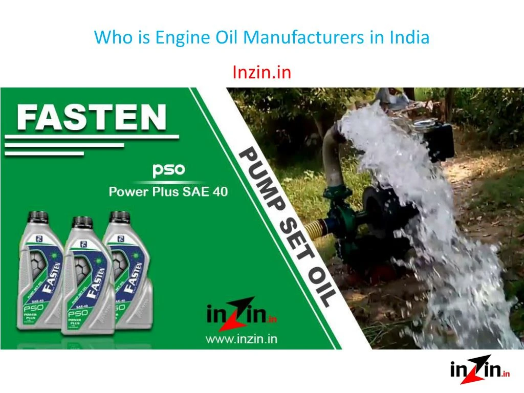 who is engine oil manufacturers in india