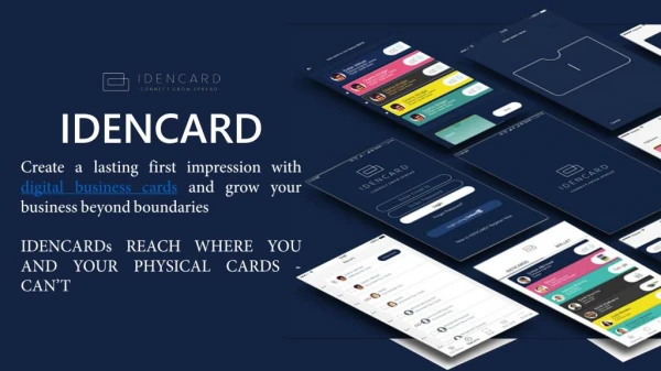 How Idencard digital business card app for iPhone and Android work