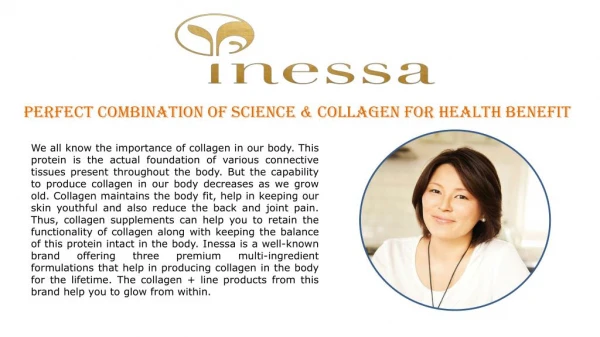 Inessa- Perfect Combination of Science & Collagen for Health Benefit