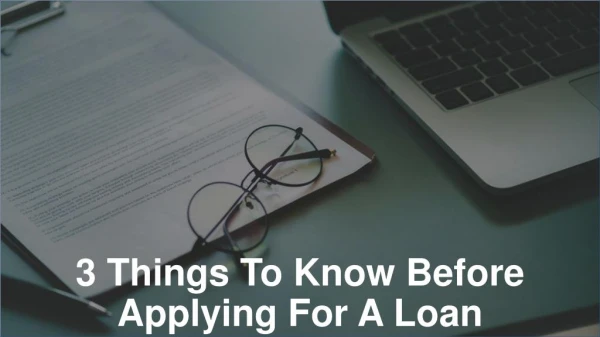 Apply for a loan in India