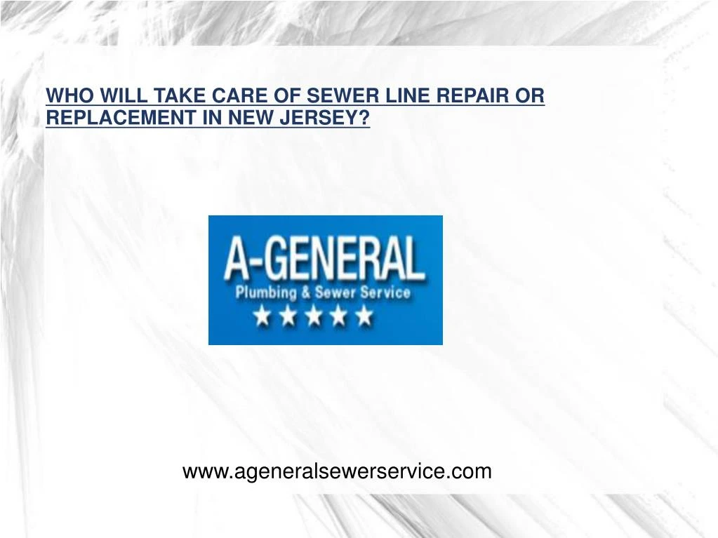 who will take care of sewer line repair