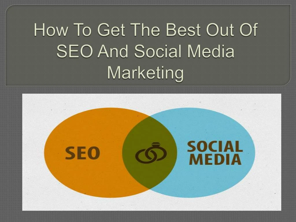 how to get the best out of seo and social media marketing