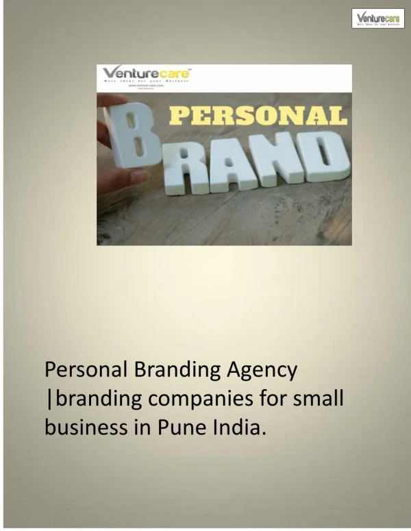 Personal Branding Agency | Marketing and branding companies