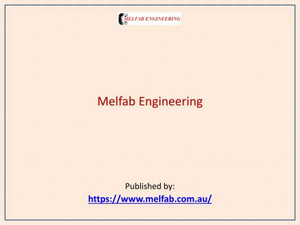 Melfab Engineering-Metal Fabrication Melbourne