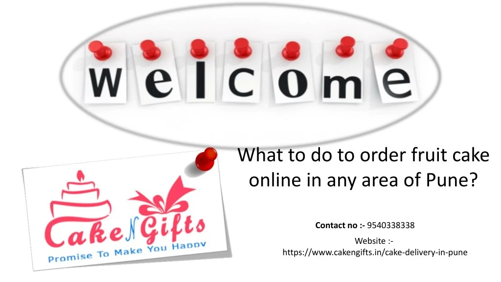 what to do to order fruit cake online in any area