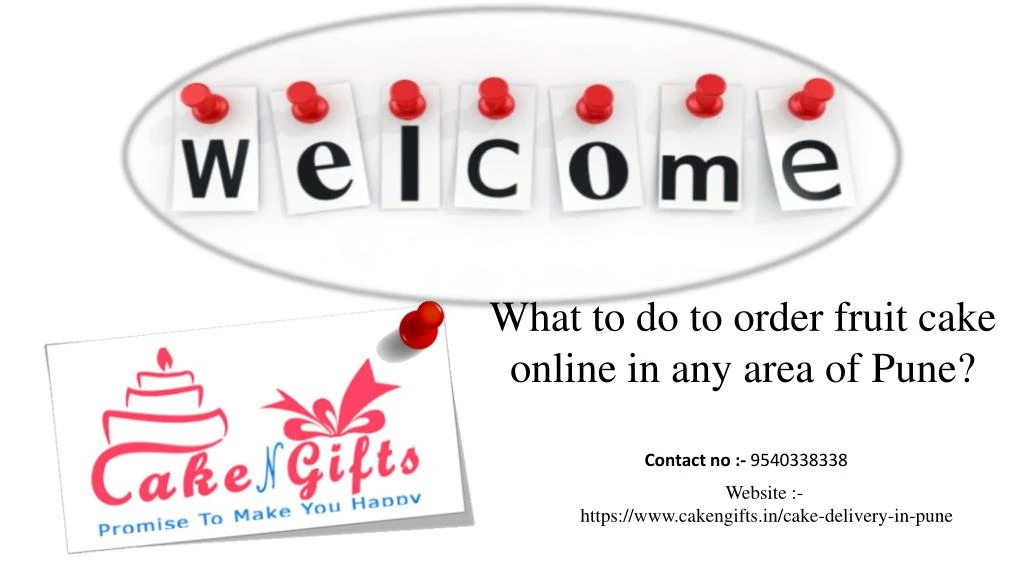 what to do to order fruit cake online in any area