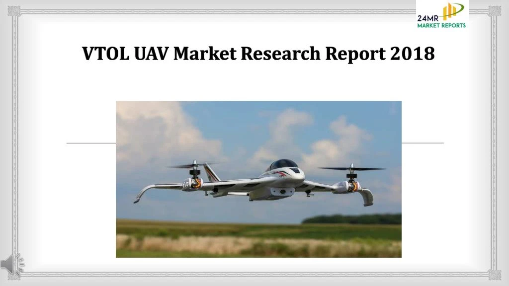 vtol uav market research report 2018