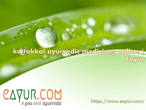 Kottakkal Ayurveda Product & medicines Online in Eayur