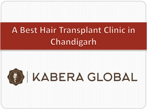 Best Hair Transplant Clinic in Chandigarh