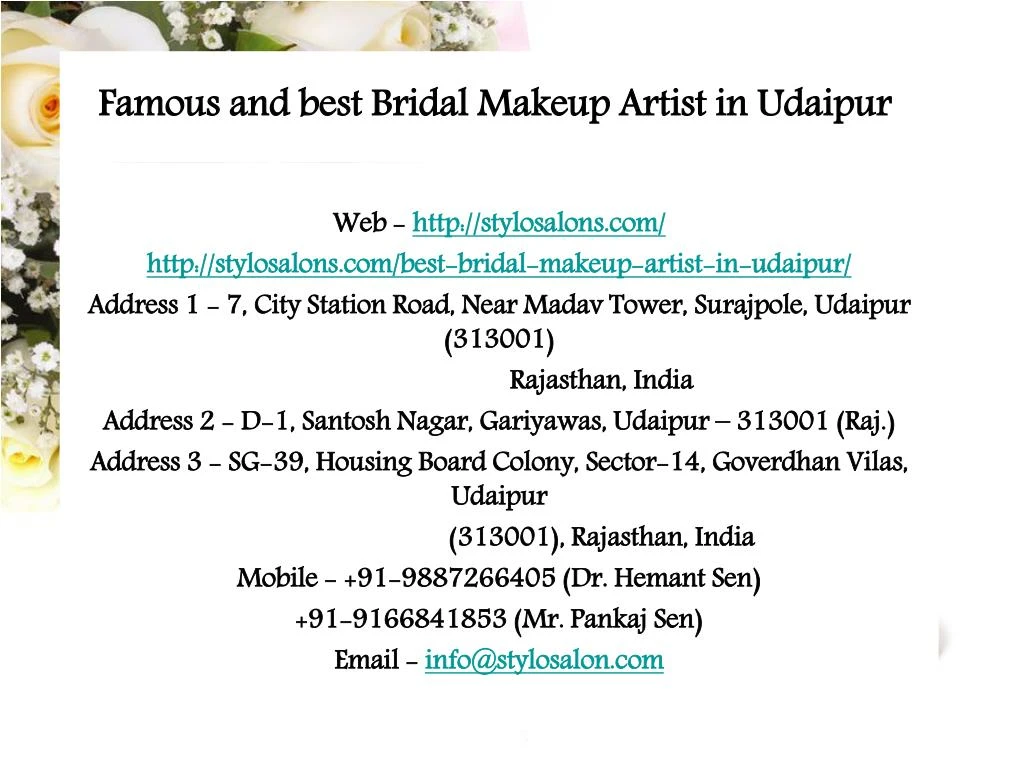 famous and best bridal makeup artist in udaipur
