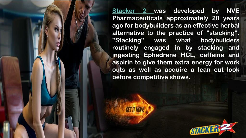 stacker 2 was developed by nve pharmaceuticals