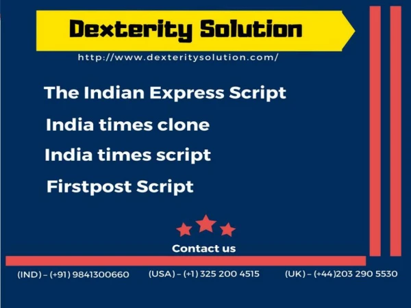 India times clone - India times script