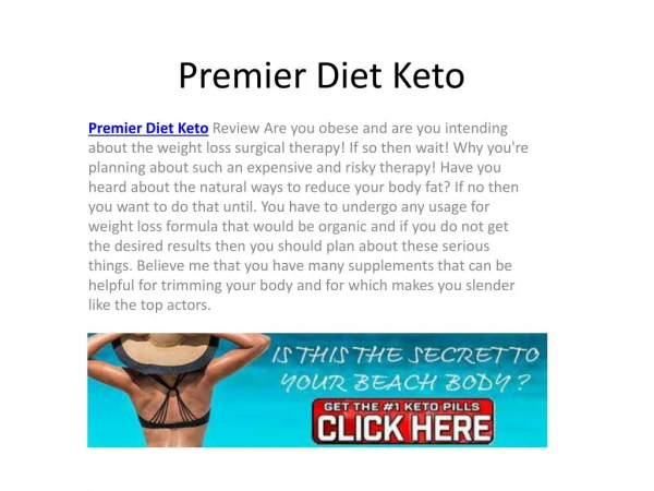 How To Find Premier Diet Keto Online