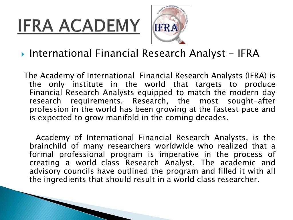 ifra academy