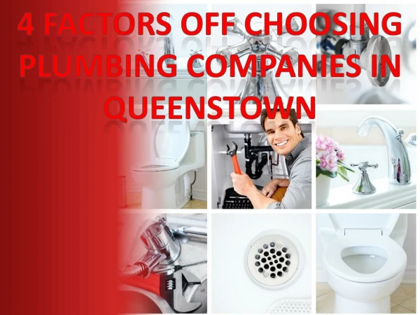 4 Factors Off Choosing Plumbing Companies in Queenstown