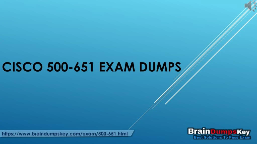 cisco 500 651 exam dumps