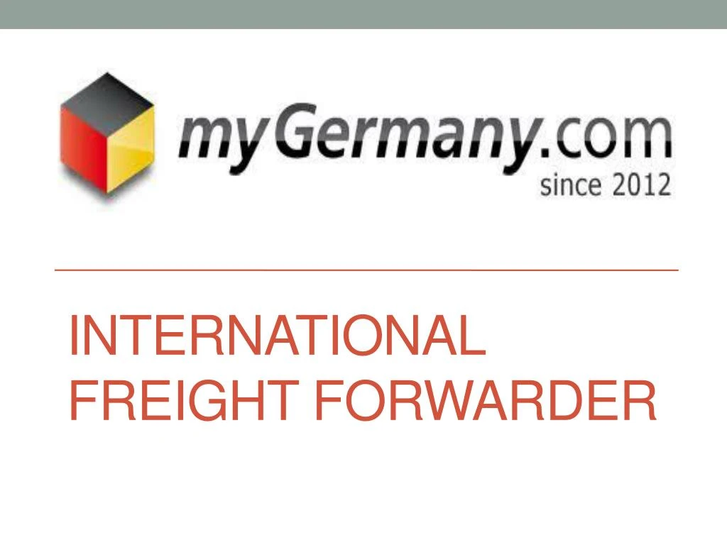 international freight forwarder