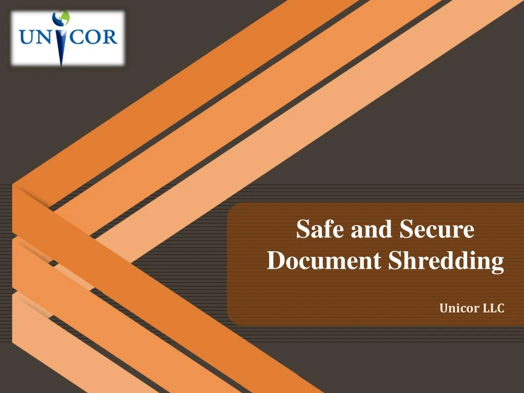 safe and secure document shredding