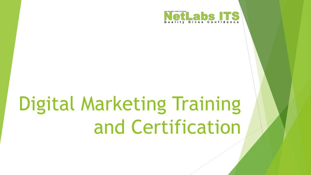 digital marketing training and certification