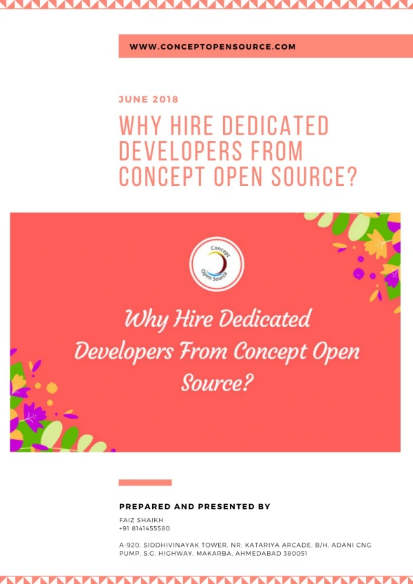 Why hire dedicated developers from concept open source