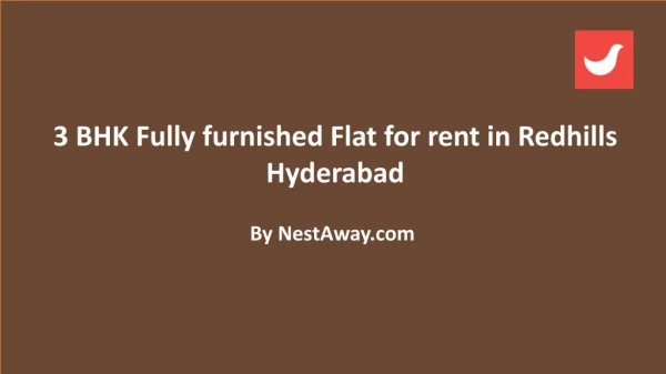 3 BHK Fully furnished Flat for rent in Redhills Hyderabad without brokerage